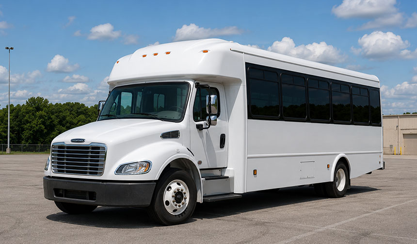 25-passenger minibus for charter in St. Louis, MO